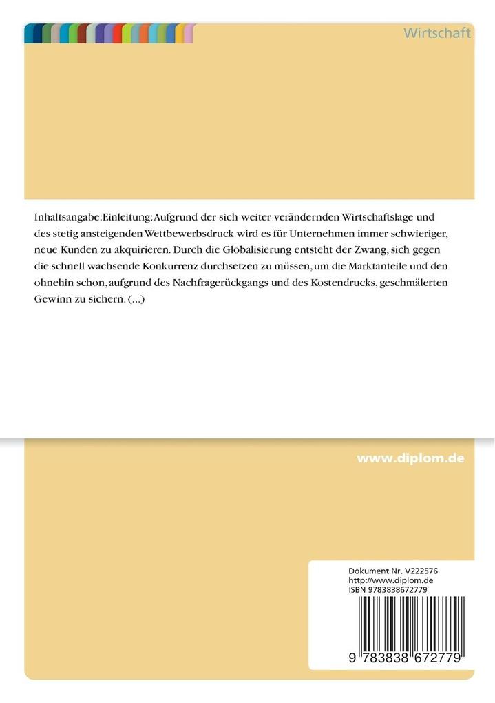 Weitere Ansicht: Konzeption einer Kundenzufriedenheitsanalyse am Beispiel des Kunden VW/Audi | André Geinitz