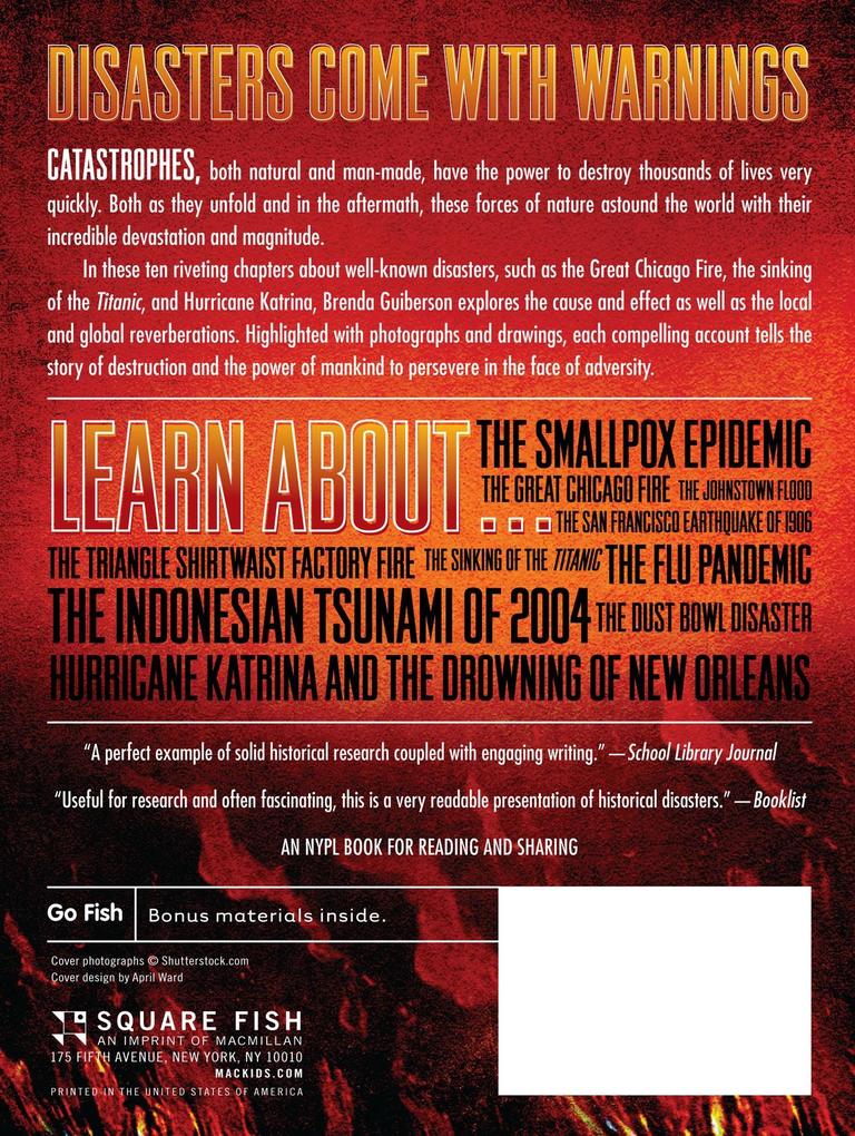 Weitere Ansicht: Disasters | Brenda Z. Guiberson