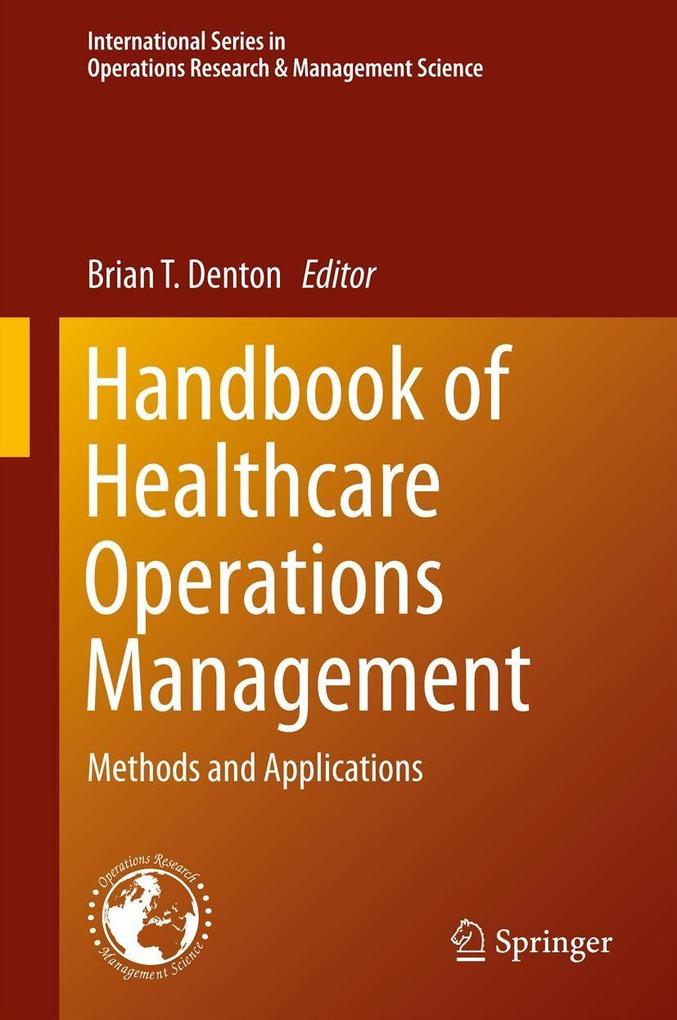 Produktbild: Handbook of Healthcare Operations Management