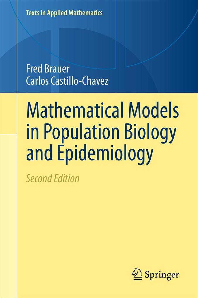 Produktbild: Mathematical Models in Population Biology and Epidemiology | Fred Brauer, Carlos Castillo-Chavez