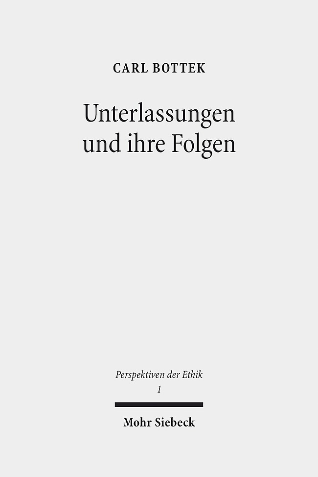 Produktbild: Unterlassungen und ihre Folgen | Carl Bottek