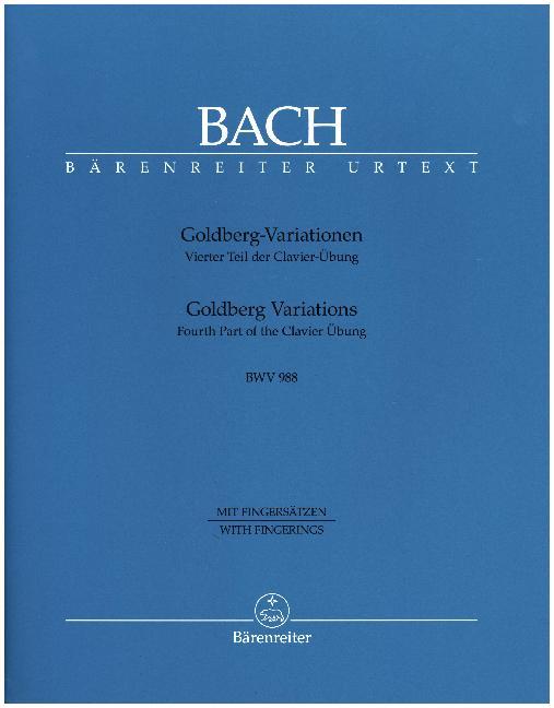 Goldberg-Variationen BWV 988 als Buch (kartoniert)