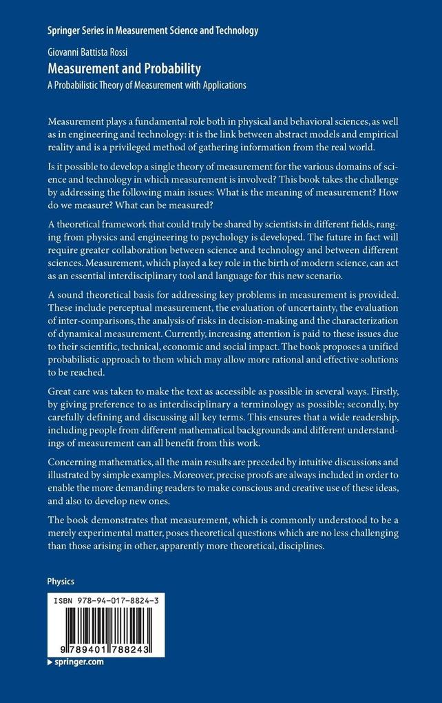 Weitere Ansicht: Measurement and Probability | Giovanni Battista Rossi