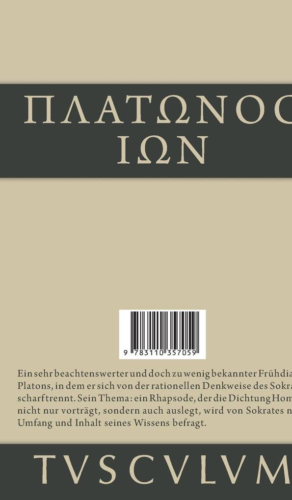 Weitere Ansicht: Ion | Platon