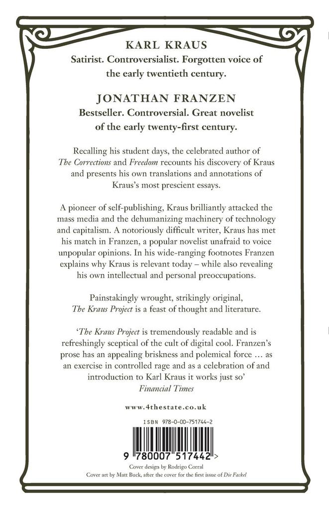 Weitere Ansicht: The Kraus Project | Jonathan Franzen