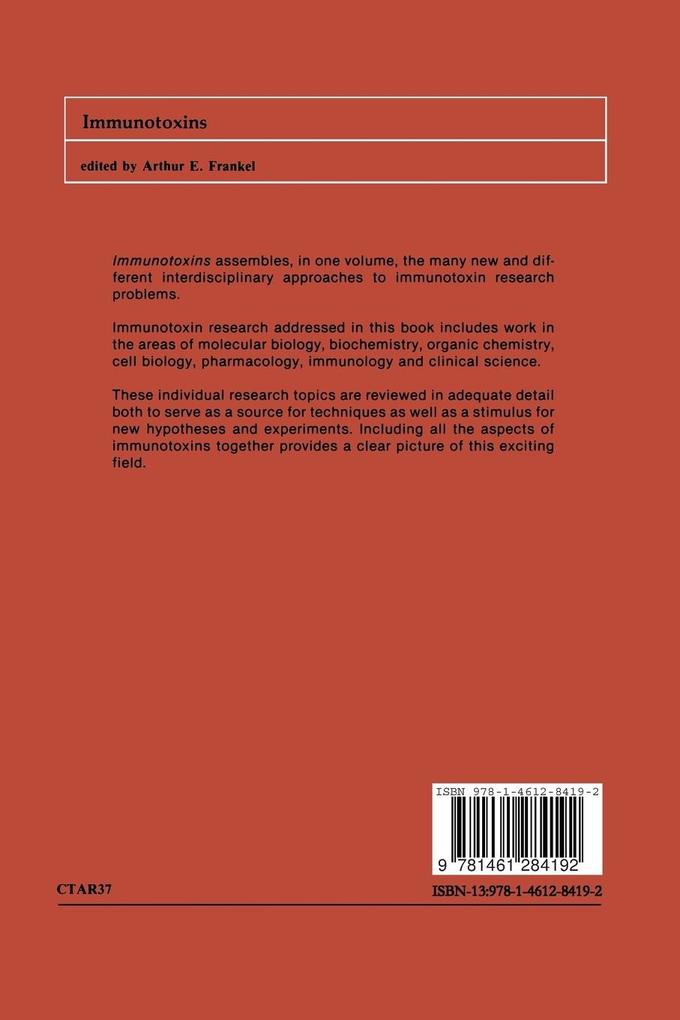 Weitere Ansicht: Immunotoxins