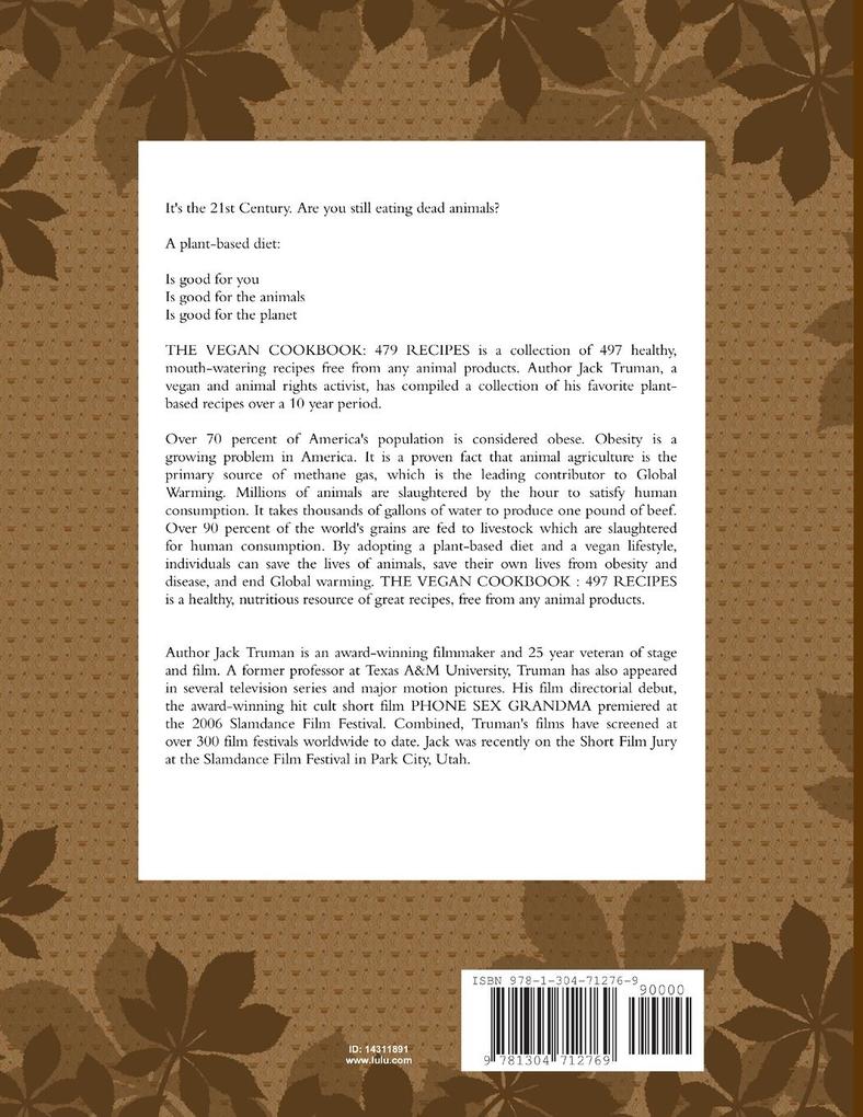 Weitere Ansicht: THE VEGAN COOKBOOK | Jack Truman
