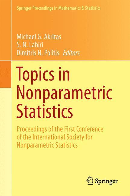 Weitere Ansicht: Topics in Nonparametric Statistics
