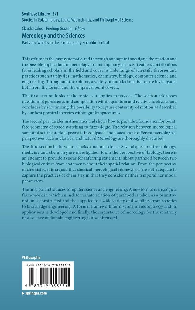 Weitere Ansicht: Mereology and the Sciences