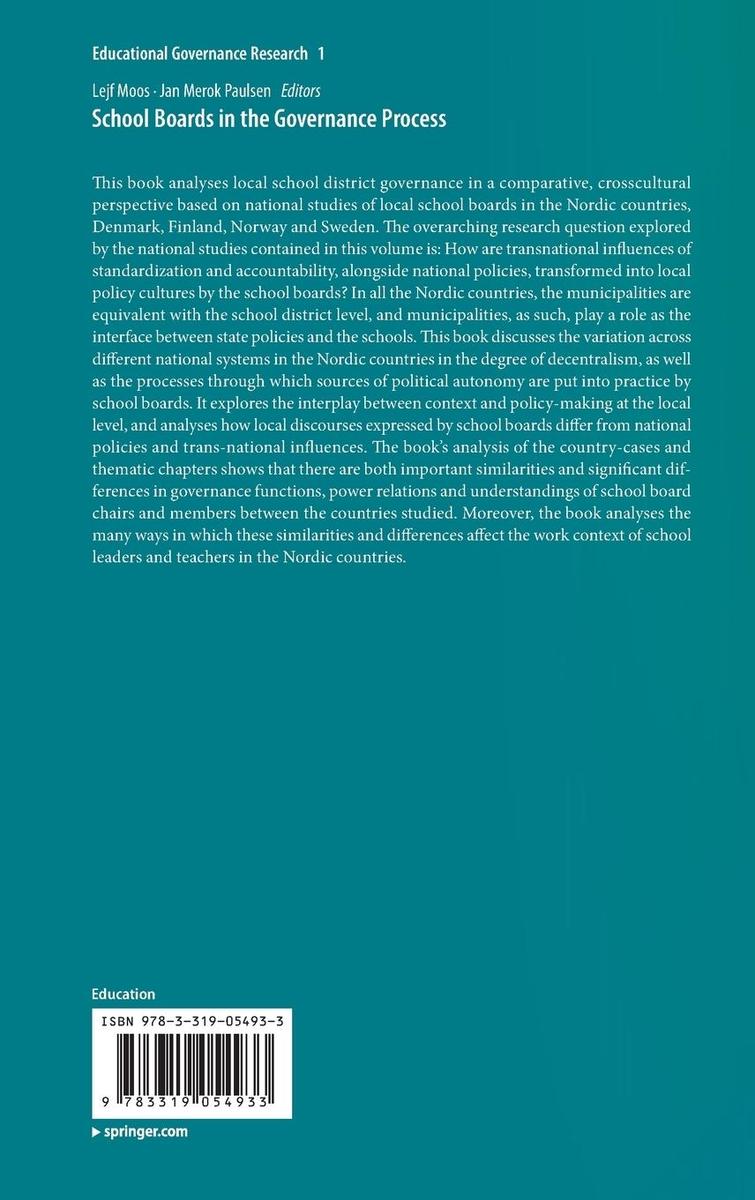 Weitere Ansicht: School Boards in the Governance Process
