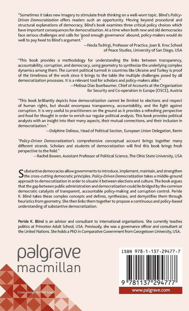 Weitere Ansicht: Policy-Driven Democratization | Peride K. Blind