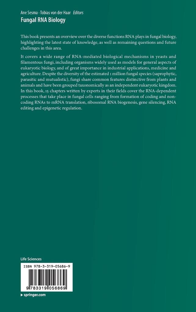 Weitere Ansicht: Fungal RNA Biology