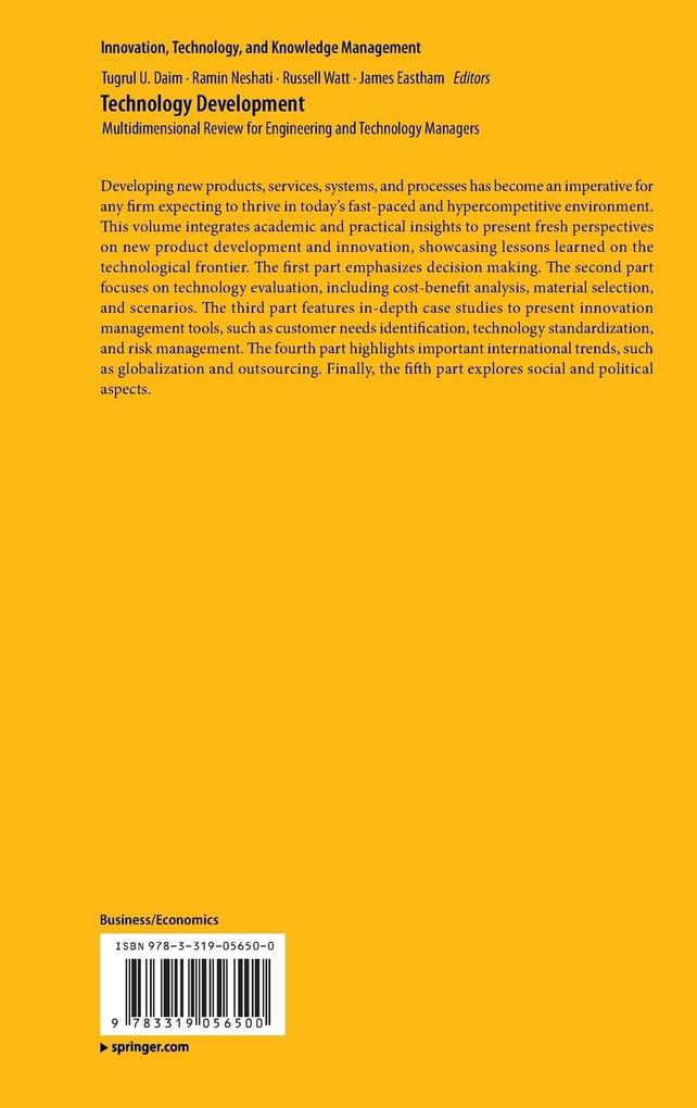 Weitere Ansicht: Technology Development