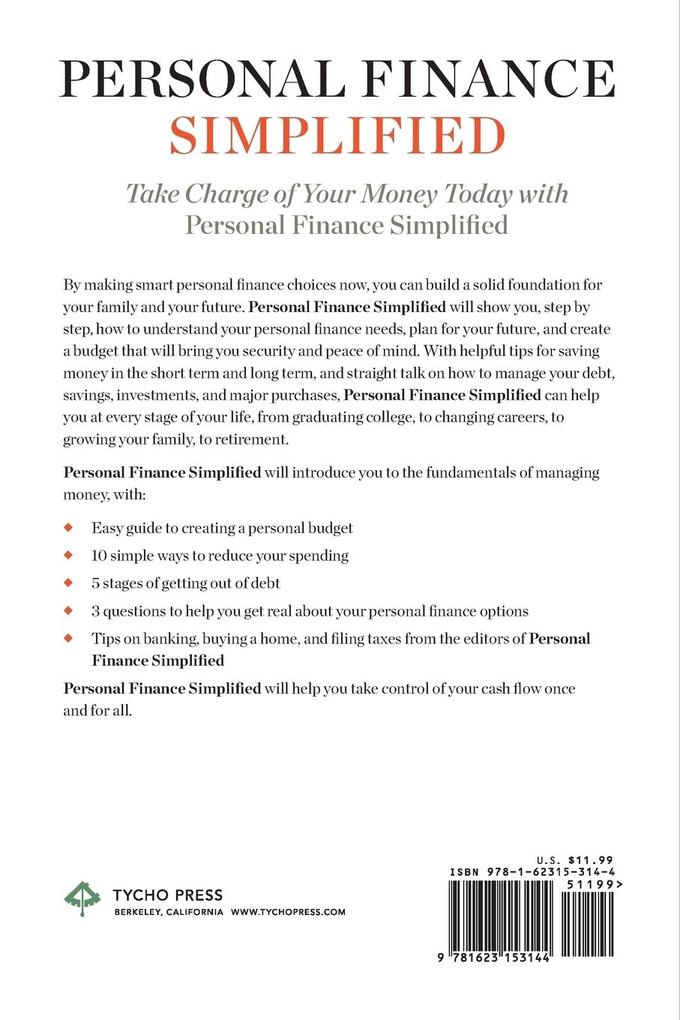 Weitere Ansicht: Personal Finance Simplified | Tycho Press