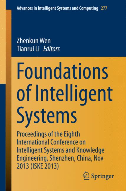 Weitere Ansicht: Foundations of Intelligent Systems