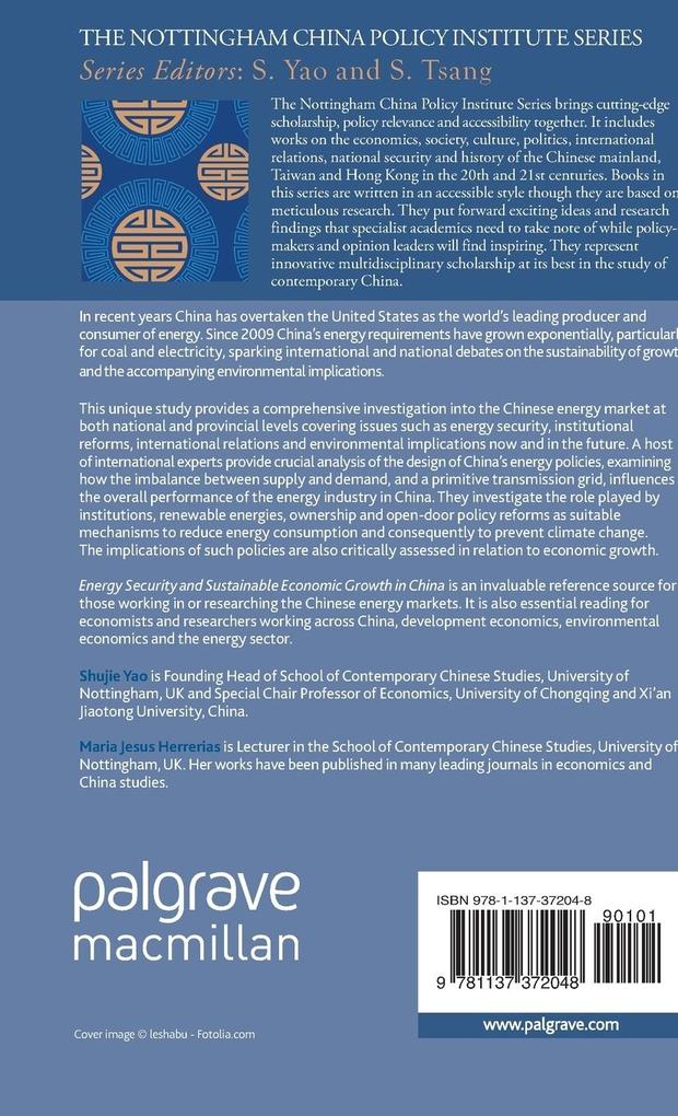 Weitere Ansicht: Energy Security and Sustainable Economic Growth in China