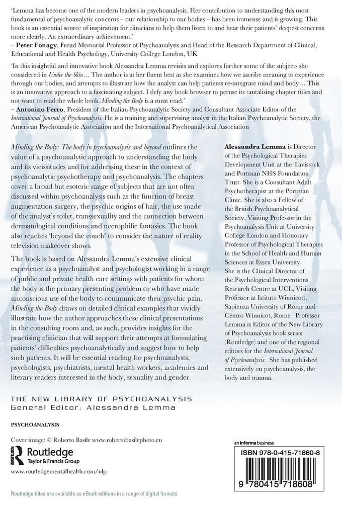 Weitere Ansicht: Minding the Body | Alessandra Lemma