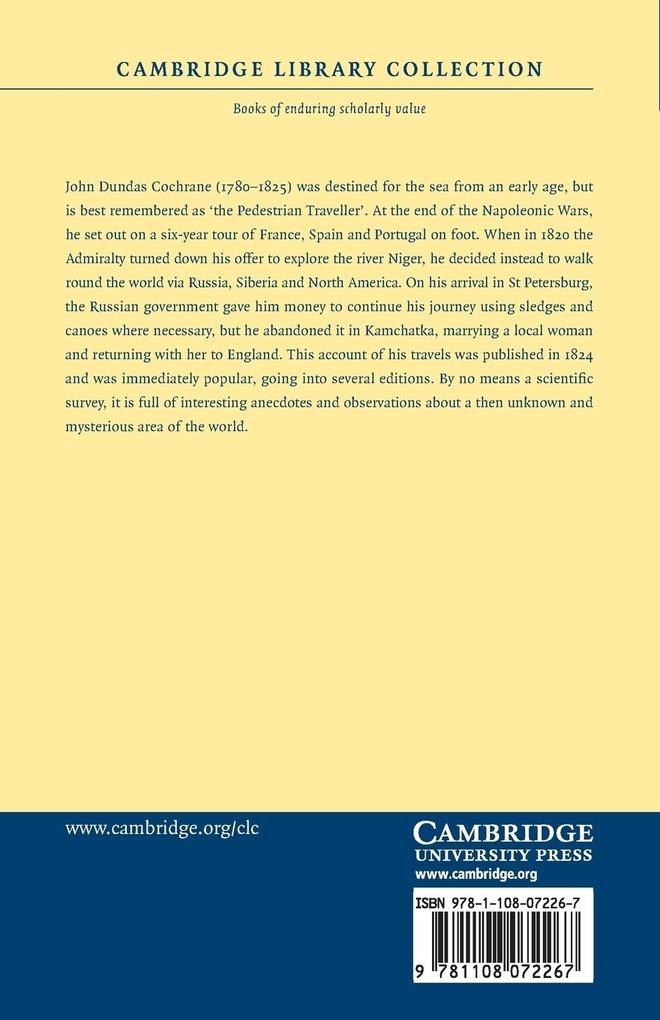 Weitere Ansicht: Narrative of a Pedestrian Journey Through Russia and Siberian Tartary | John Dundas Cochrane