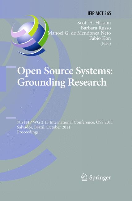 Weitere Ansicht: Open Source Systems: Grounding Research