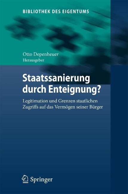 Produktbild: Staatssanierung durch Enteignung?