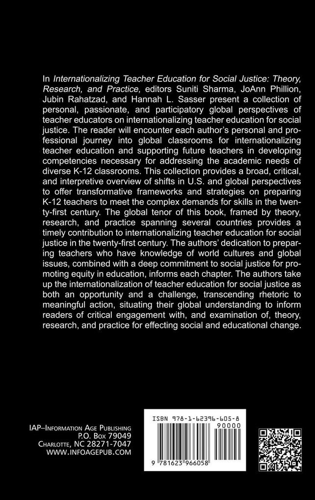 Weitere Ansicht: Internationalizing Teacher Education for Social Justice