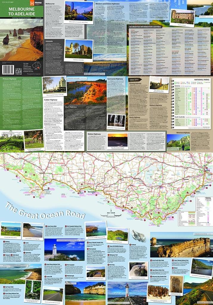 Weitere Ansicht: Melbourne to Adelaide Map