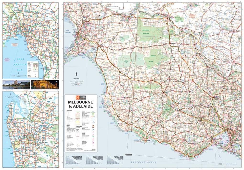 Weitere Ansicht: Melbourne to Adelaide Map
