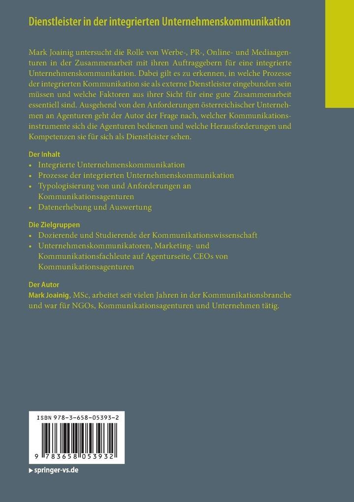 Weitere Ansicht: Dienstleister in der integrierten Unternehmenskommunikation | Mark Joainig