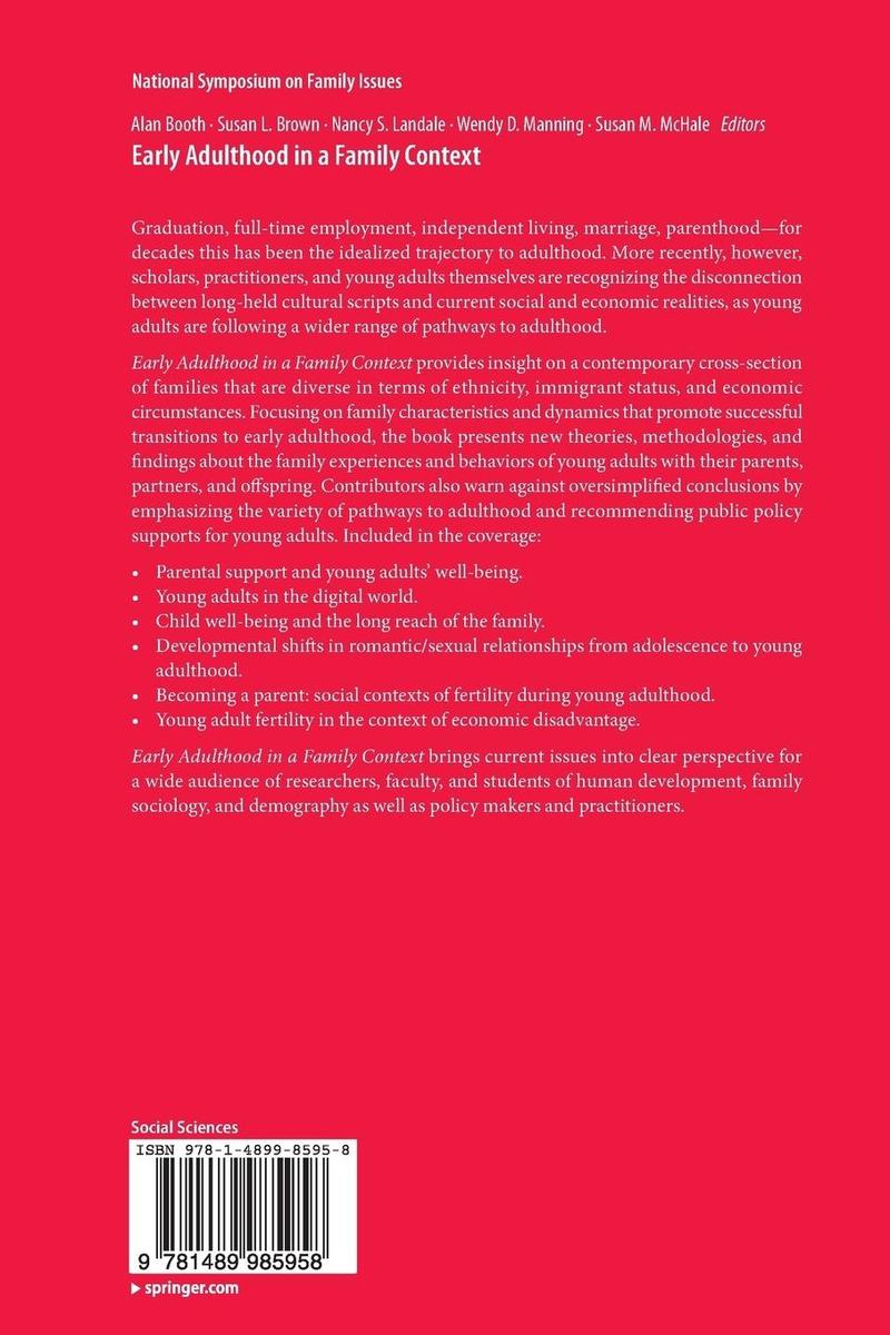 Weitere Ansicht: Early Adulthood in a Family Context