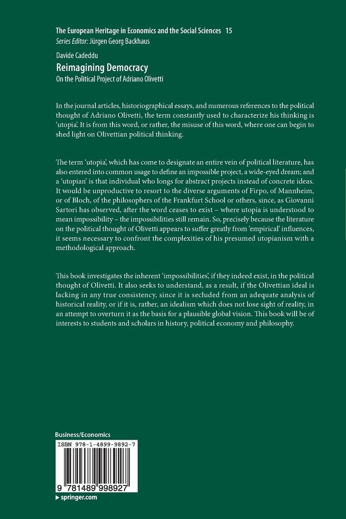 Weitere Ansicht: Reimagining Democracy | Davide Cadeddu