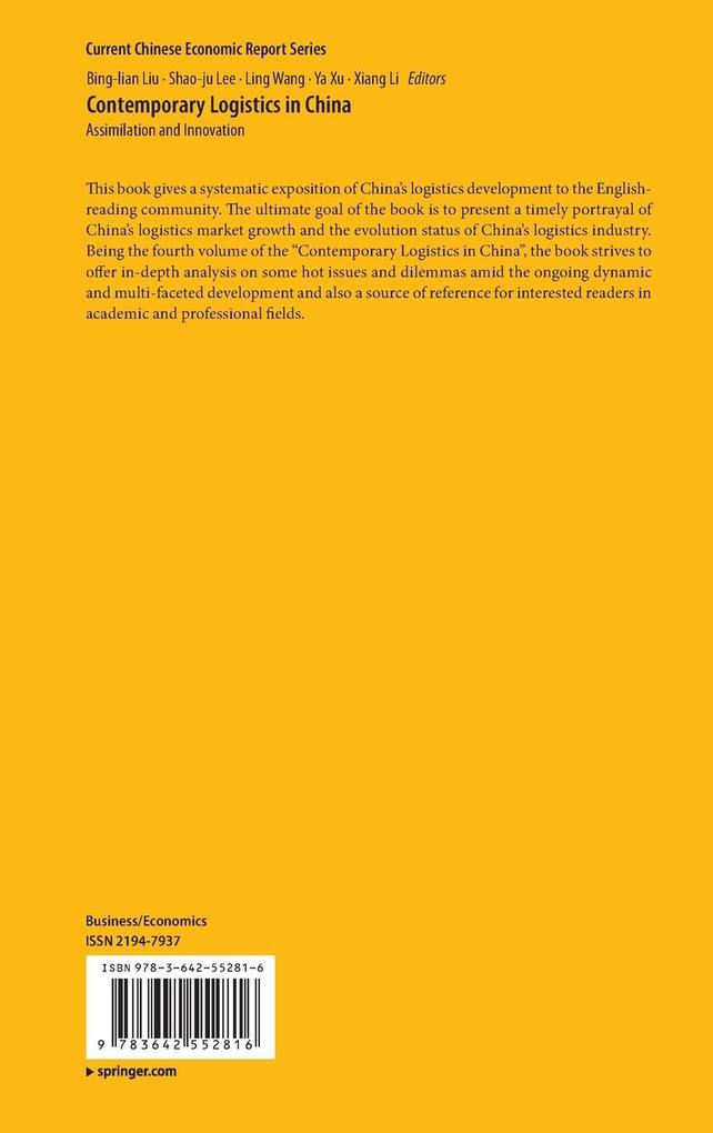 Weitere Ansicht: Contemporary Logistics in China
