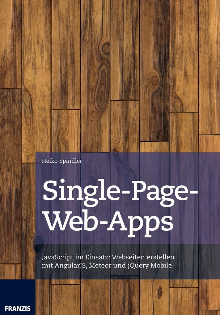 Produktbild: Single-Page-Web-Apps | Heiko Spindler