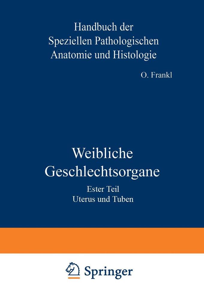 Produktbild: Weibliche Geschlechtsorgane | O. Frankl, K. Kaufmann, R. Meyer