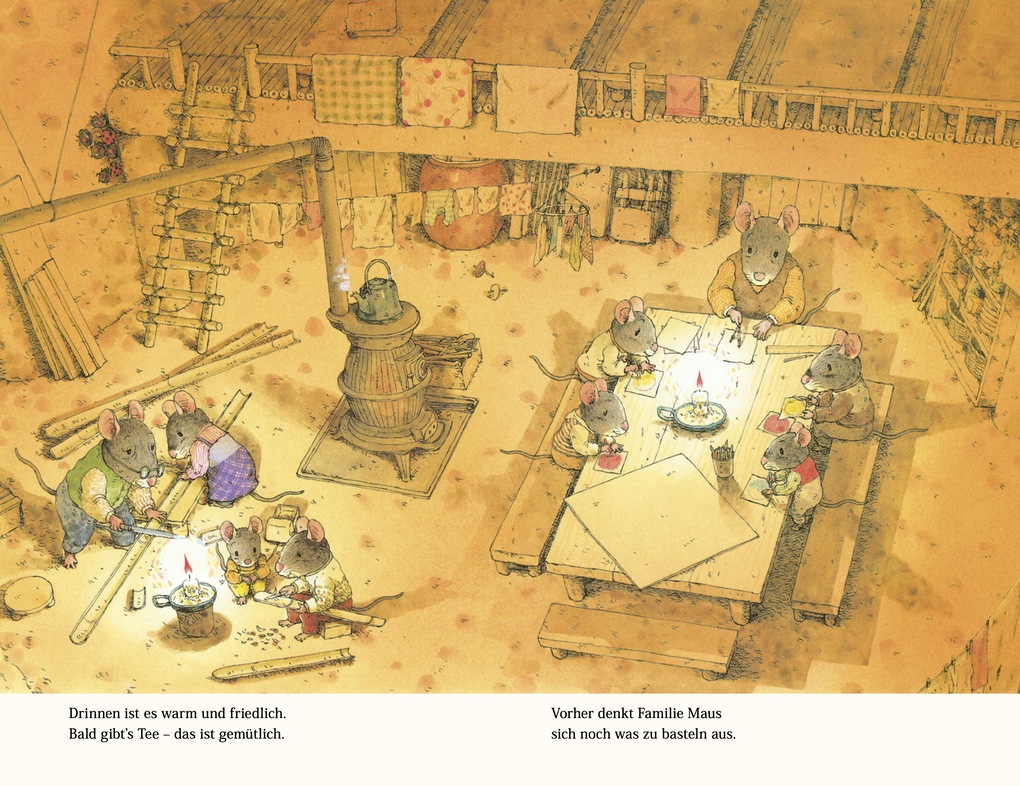 Weitere Ansicht: Familie Maus im Schnee | Kazuo Iwamura