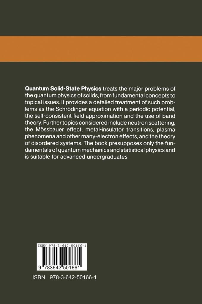 Weitere Ansicht: Quantum Solid-State Physics | Mikhail I. Katsnelson, Serghey V. Vonsovsky