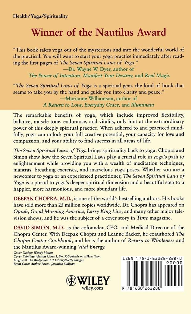 Weitere Ansicht: The Seven Spiritual Laws of Yoga | Deepak Chopra, David Simon