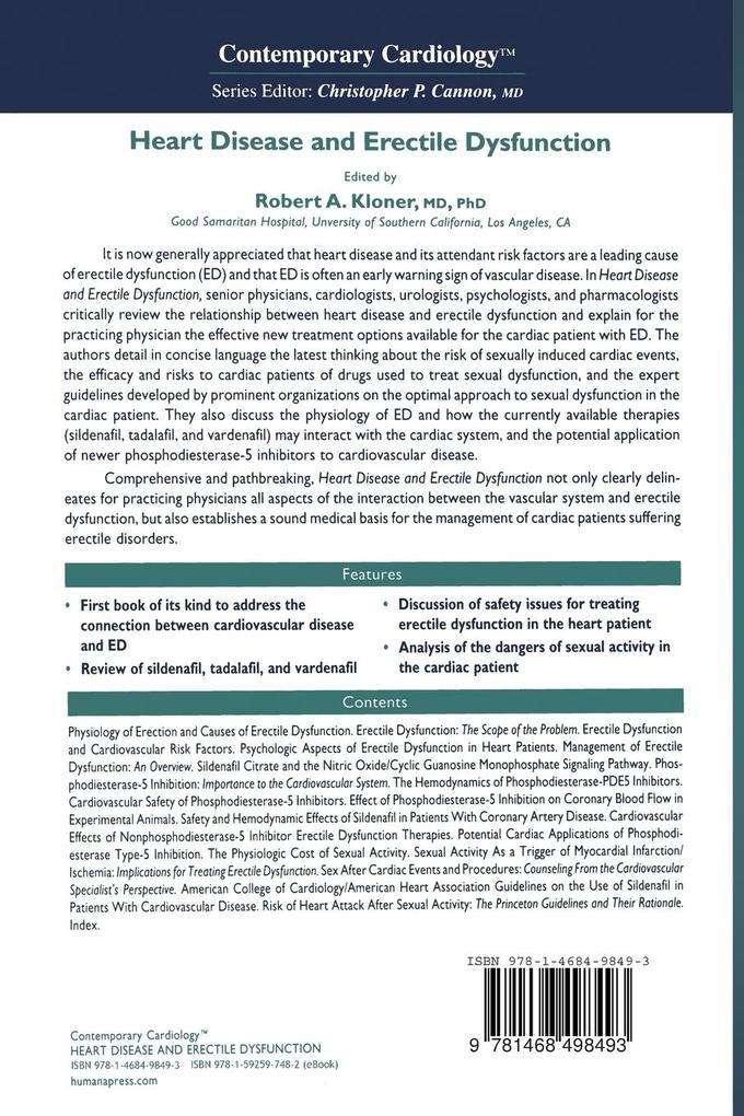 Weitere Ansicht: Heart Disease and Erectile Dysfunction