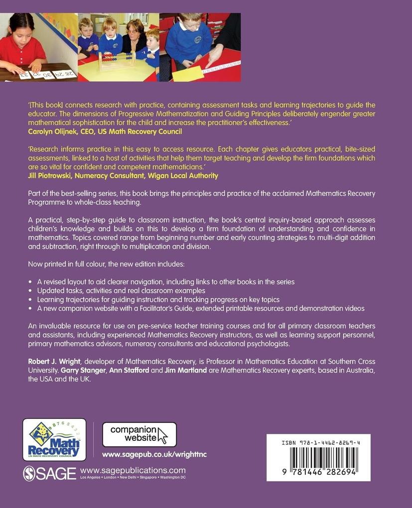 Weitere Ansicht: Teaching Number in the Classroom with 4-8 Year Olds | Robert J Wright, Garry Stanger, Ann K. Stafford, James Martland