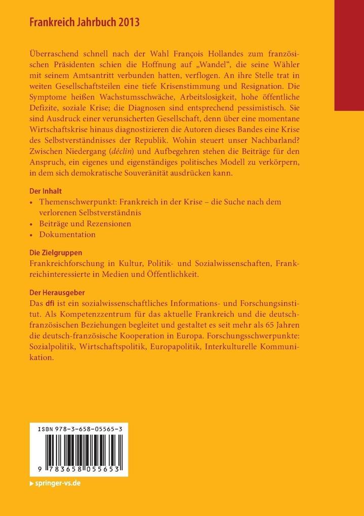 Weitere Ansicht: Frankreich Jahrbuch 2013