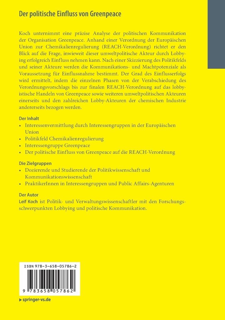 Weitere Ansicht: Der politische Einfluss von Greenpeace | Leif Koch