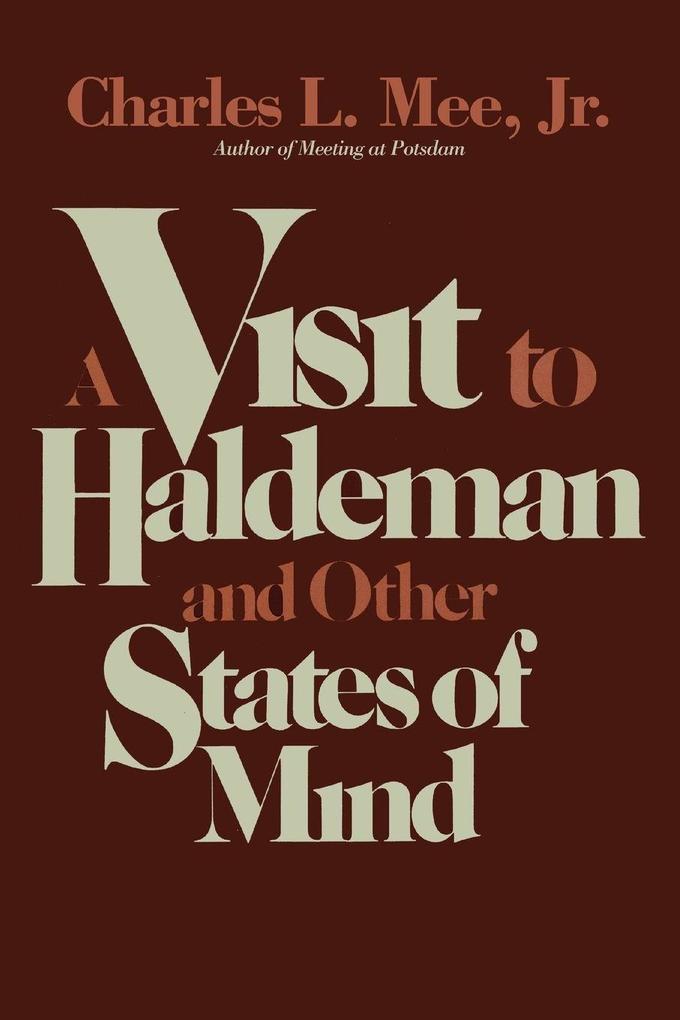 Produktbild: A Visit to Haldeman and Other States of Mind | Charles L. Mee