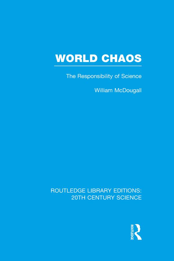 Produktbild: World Chaos | William McDougall