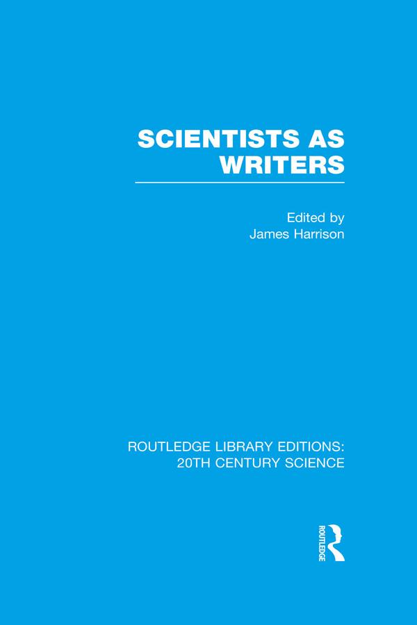 Produktbild: Scientists as Writers