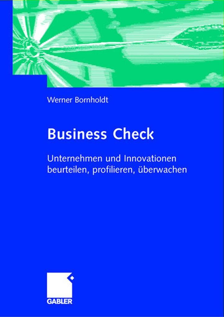 Produktbild: Business Check | Werner Bornholdt