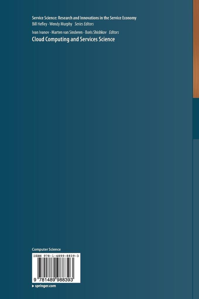 Weitere Ansicht: Cloud Computing and Services Science