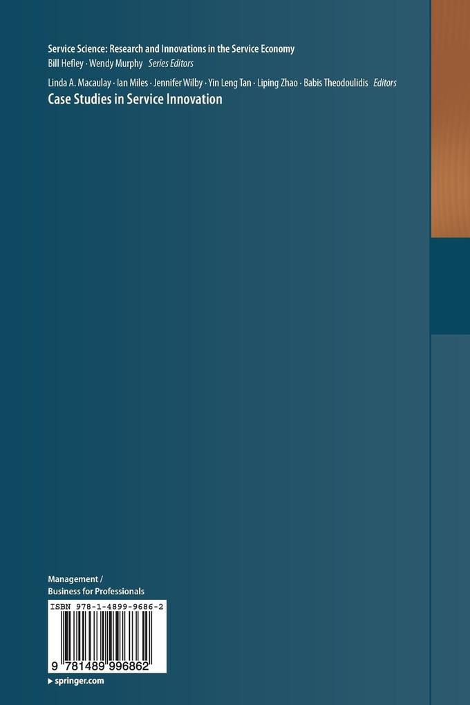 Weitere Ansicht: Case Studies in Service Innovation