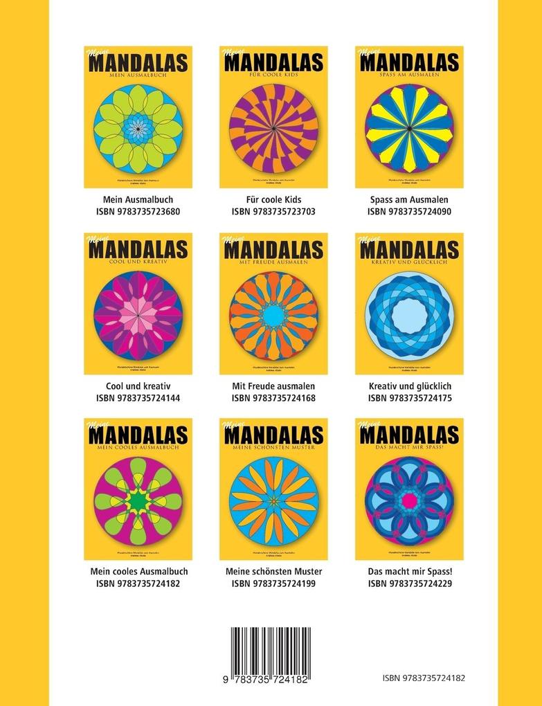 Weitere Ansicht: Meine Mandalas - Mein cooles Ausmalbuch - Wunderschöne Mandalas zum Ausmalen | Andreas Abato