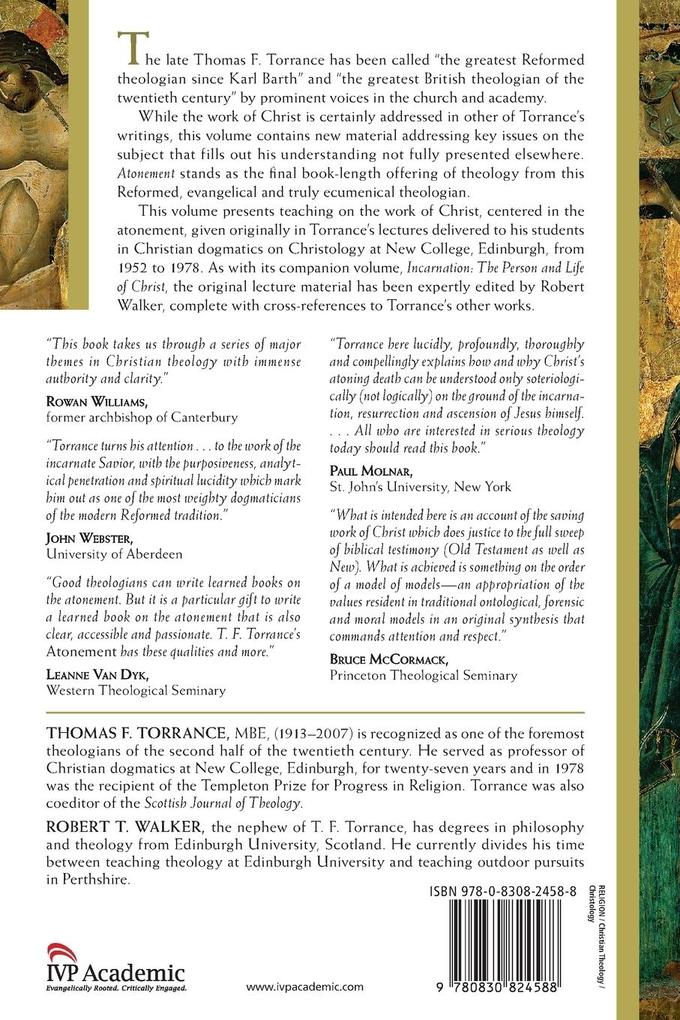 Weitere Ansicht: Atonement | Thomas F Torrance