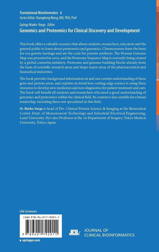 Weitere Ansicht: Genomics and Proteomics for Clinical Discovery and Development