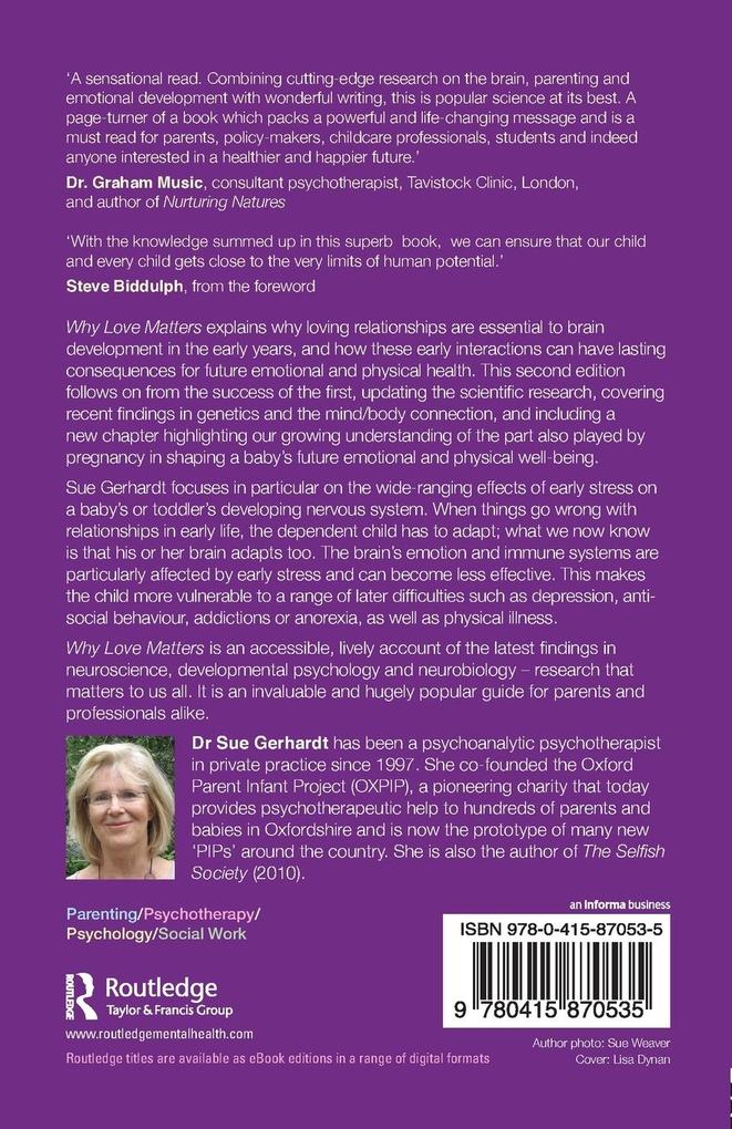 Weitere Ansicht: Why Love Matters | Sue Gerhardt